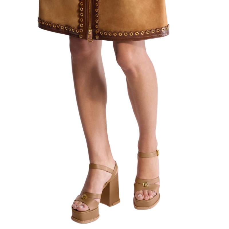 Louis Vuitton Maya Heeled Platform Sandal - Image 6